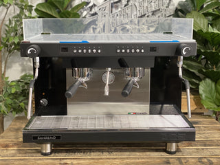 San Remo Zoe Competition High Cup - 2 Group Commercial Espresso Machine Black - Brand New