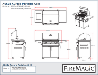 Fire Magic Grills Aurora A660s Portable Grill