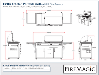 Fire Magic Grills Echelon E790s Portable Gril