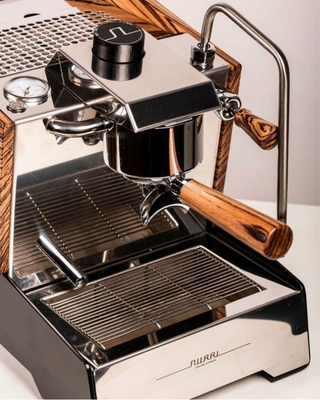 Nurri Type R - 1 Group Commercial Espresso Machine - Espresso - Brand New (Black & Zebrano)