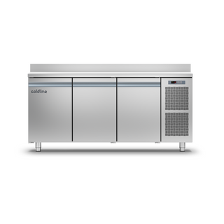 Coldline 3 Door Smart Counter with Stainless Steel Worktop - TP17/1ME