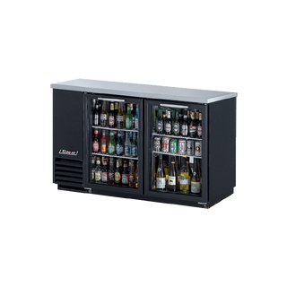 Turbo Air Glass 2 Door Back Bar Fridge - TBB-2SGD