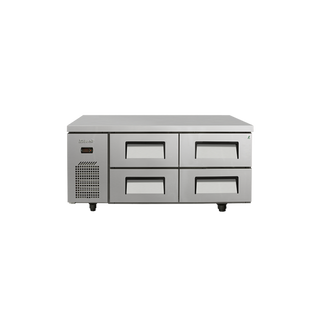 Turbo Air 4 Drawer Stainless Steel Chef Base Fridge - 4 x 1/1 GN Pans TCB12-4-N