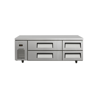 Turbo Air 4 Drawer Stainless Steel Chef Base Fridge - 6 x 1/1 GN Pans TCB15-4-N