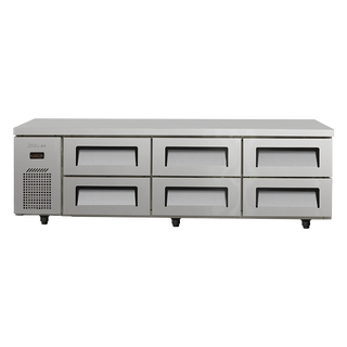 Turbo Air 6 Drawer Stainless Steel Chef Base Fridge - 6 x 1/1 GN Pans TCB18-6-N