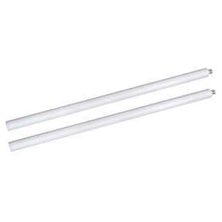 2 x Extension Mount Poles 600mm - Off-White- Heatstrip TM-THEAC-044