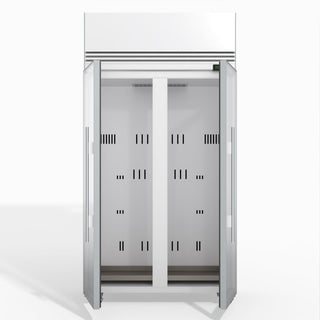 TMF1000N-A Ice 2 1 Glass Door Upright Display or Storage Freezer- Skope TMF1000N-Ice