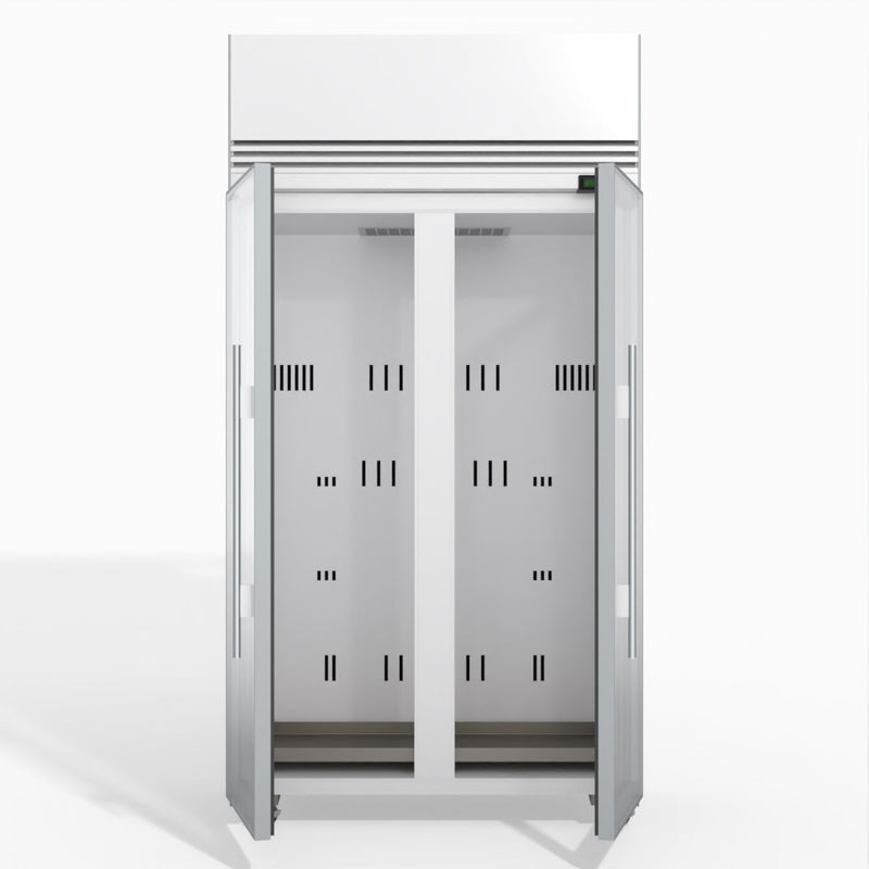 TMF1000N-A Ice 2 1 Glass Door Upright Display or Storage Freezer- Skope TMF1000N-Ice