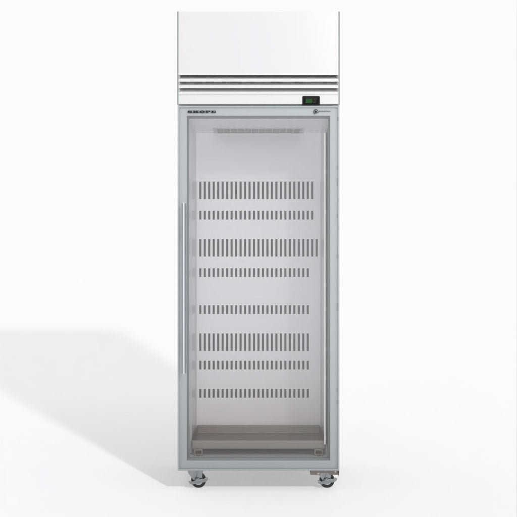 1 Glass Door Upright Display or Storage Freezer- Skope TMF650N-Ice