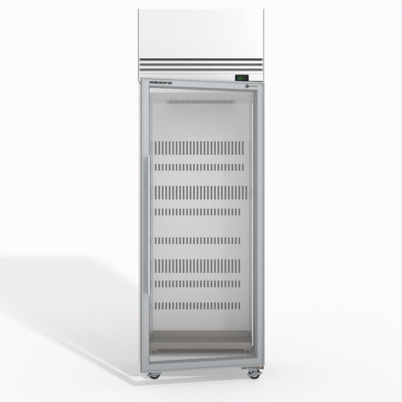 1 Glass Door Upright Display or Storage Freezer- Skope TMF650N-Ice