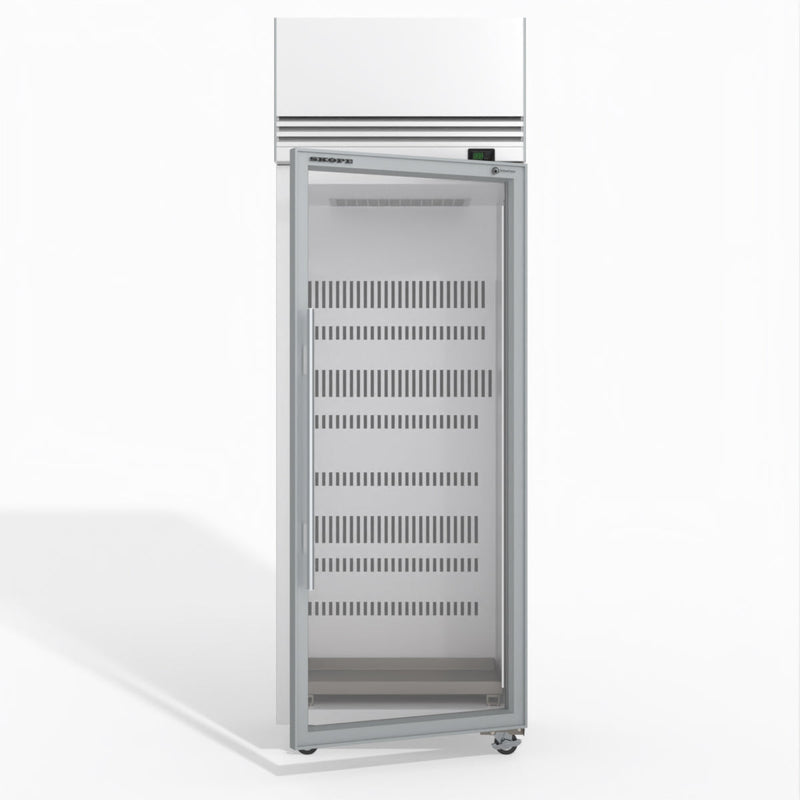 1 Glass Door Upright Display or Storage Freezer- Skope TMF650N-Ice