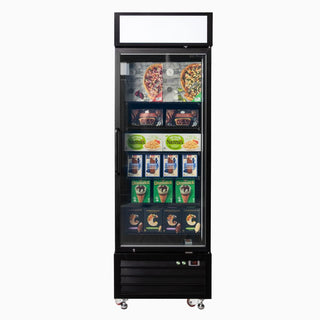 Bromic Upright Display Freezer 546L - 1 Door - Flat Glass - Lightbox UF0550GDL-NR