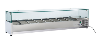 Anvil 1800 Glass Refrigerated Ingredient Well - VRX1800