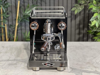 Wega W Mini - 1 Group Black & Timber - Brand New