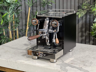 Wega W Mini - 1 Group Black & Timber - Brand New