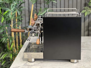 Wega W Mini - 1 Group Black & Timber - Brand New
