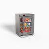 FED-X Thermaster Stainless Steel Upright Static Display Freezer XF200SG