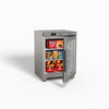 FED-X Thermaster Stainless Steel Upright Static Display Freezer XF200SG