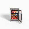 FED-X Thermaster Stainless Steel Upright Static Display Freezer XF200SG