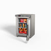 FED-X Thermaster Stainless Steel Upright Static Display Freezer XF200SG