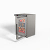FED-X Thermaster Stainless Steel Upright Static Display Freezer XF200SG