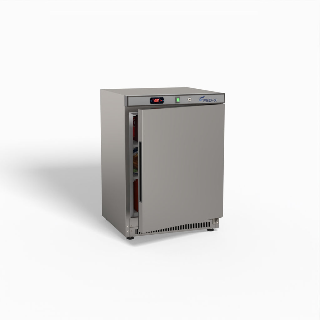 FED-X Thermaster Stainless Steel Uprighht Static Freezer XF200SS