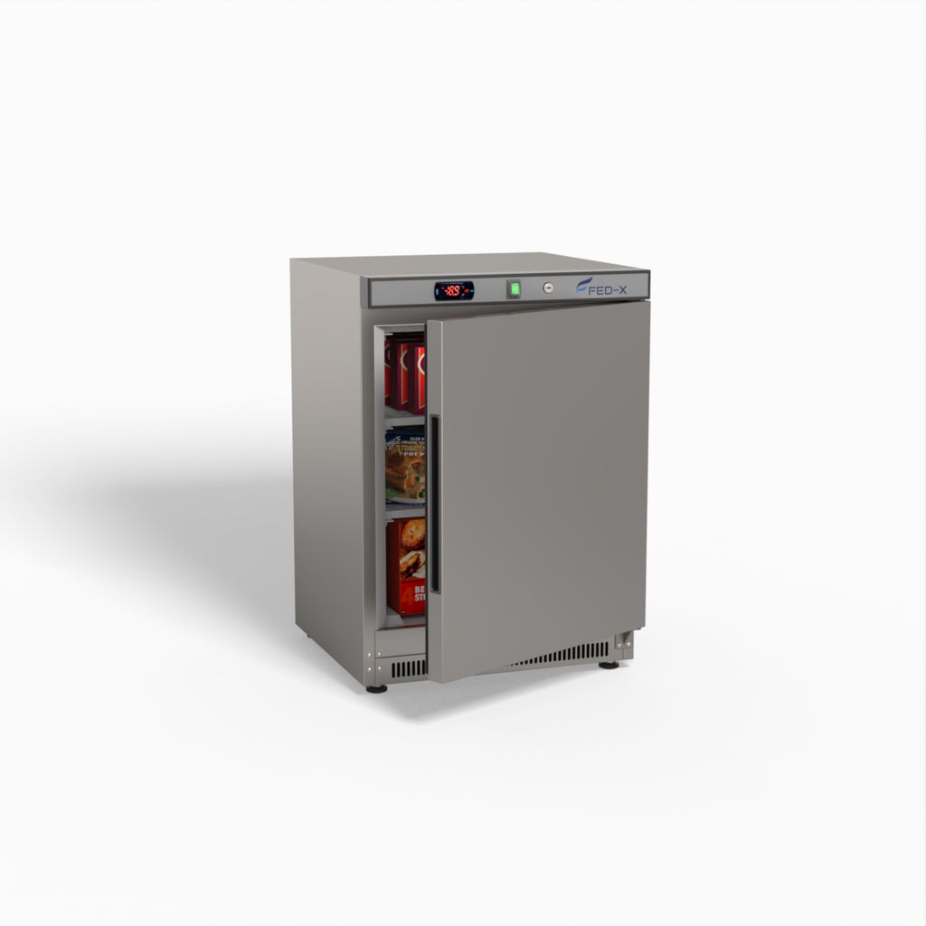 FED-X Thermaster Stainless Steel Uprighht Static Freezer XF200SS