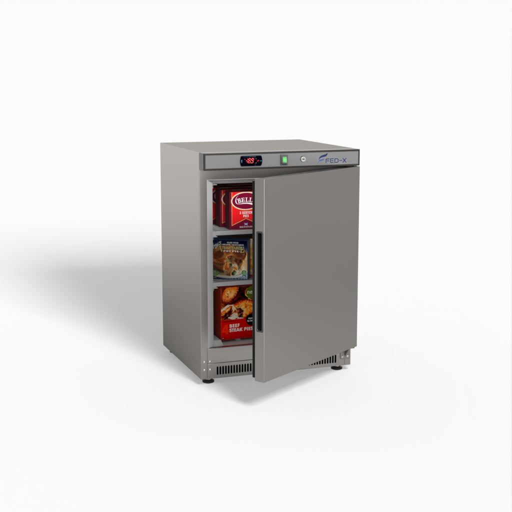 FED-X Thermaster Stainless Steel Uprighht Static Freezer XF200SS