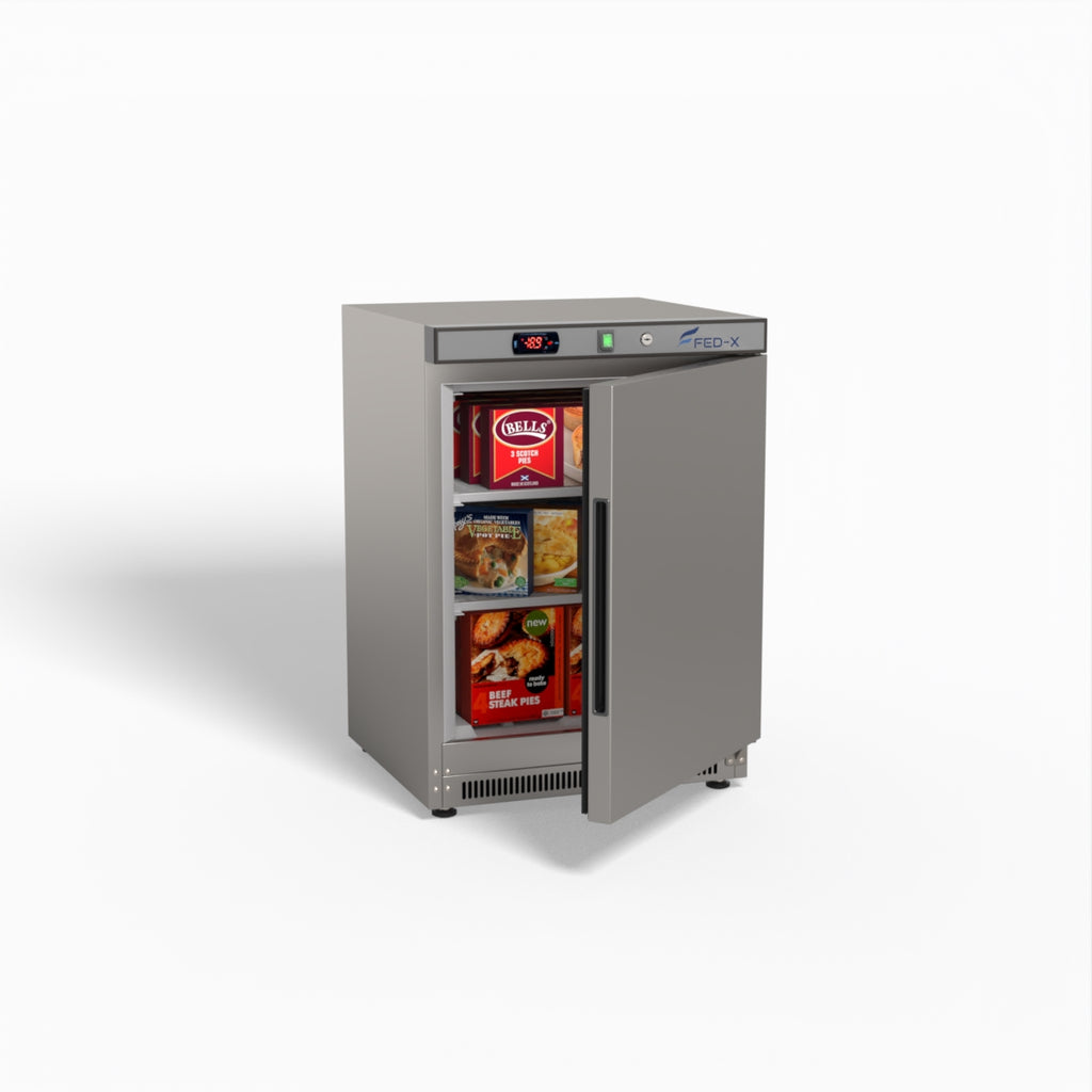 FED-X Thermaster Stainless Steel Uprighht Static Freezer XF200SS