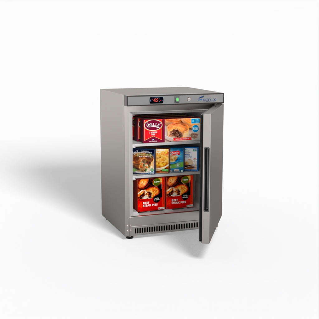 FED-X Thermaster Stainless Steel Uprighht Static Freezer XF200SS