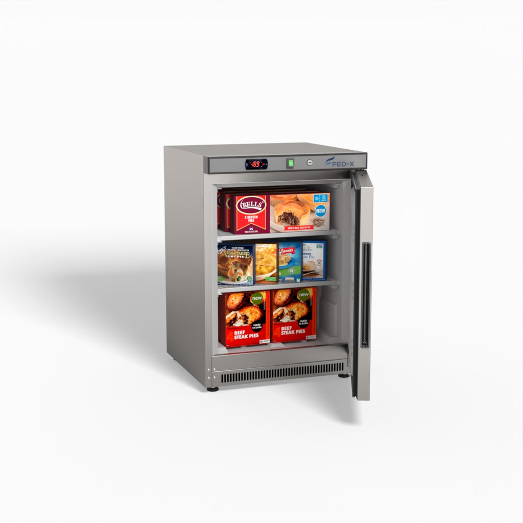 FED-X Thermaster Stainless Steel Uprighht Static Freezer XF200SS