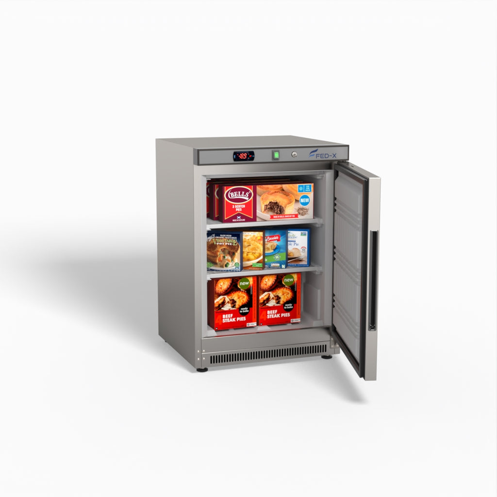 FED-X Thermaster Stainless Steel Uprighht Static Freezer XF200SS
