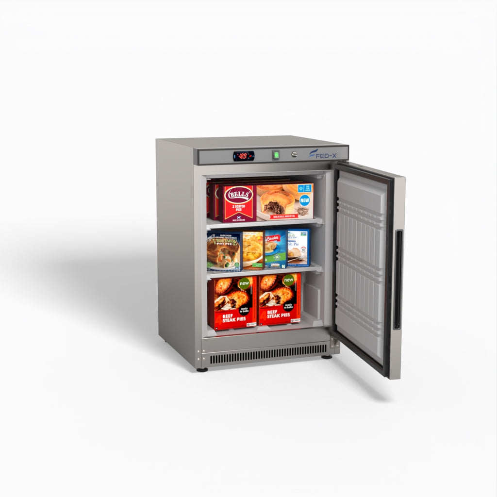 FED-X Thermaster Stainless Steel Uprighht Static Freezer XF200SS