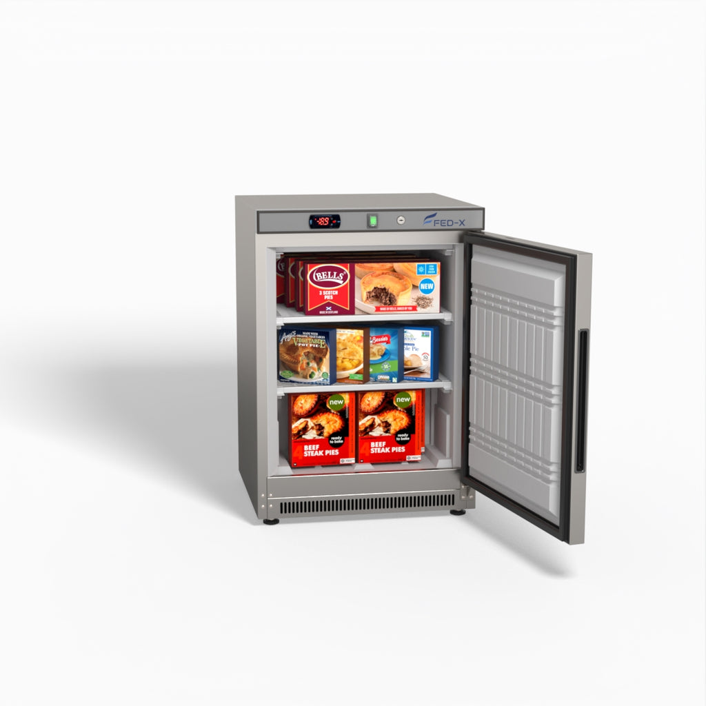 FED-X Thermaster Stainless Steel Uprighht Static Freezer XF200SS