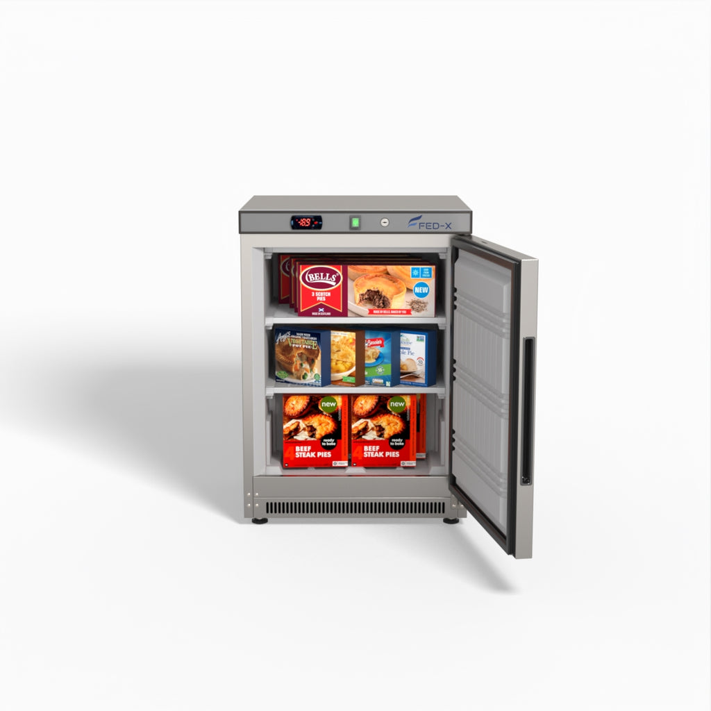 FED-X Thermaster Stainless Steel Uprighht Static Freezer XF200SS