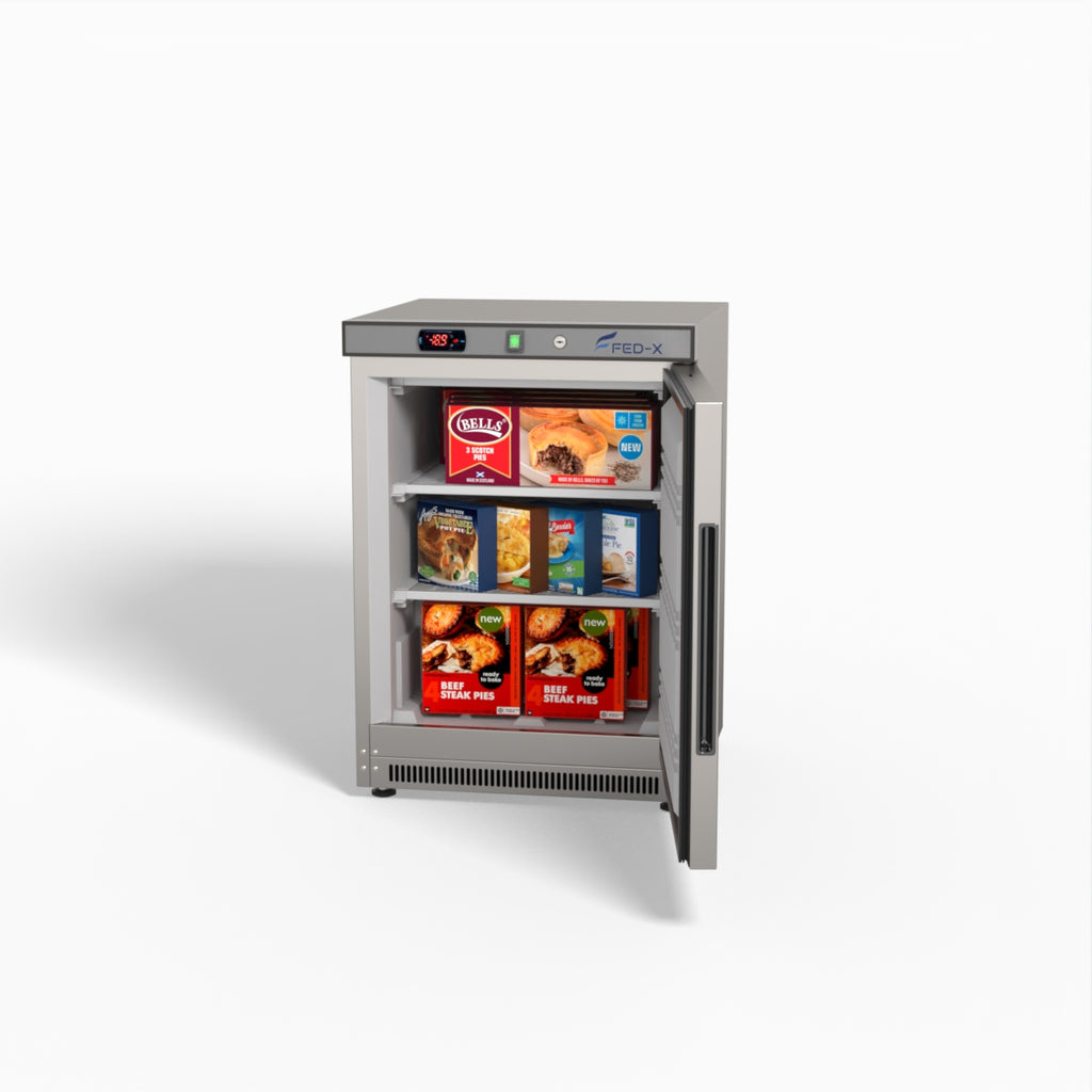 FED-X Thermaster Stainless Steel Uprighht Static Freezer XF200SS