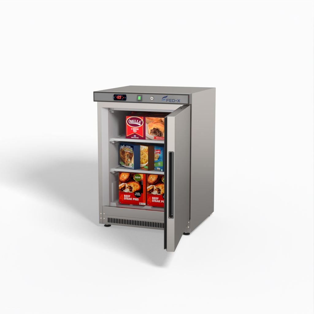 FED-X Thermaster Stainless Steel Uprighht Static Freezer XF200SS