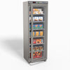 FED-X Thermaster Stainless Steel Upright Static Display Freezer XF400SG