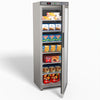 FED-X Thermaster Stainless Steel Upright Static Display Freezer XF400SG