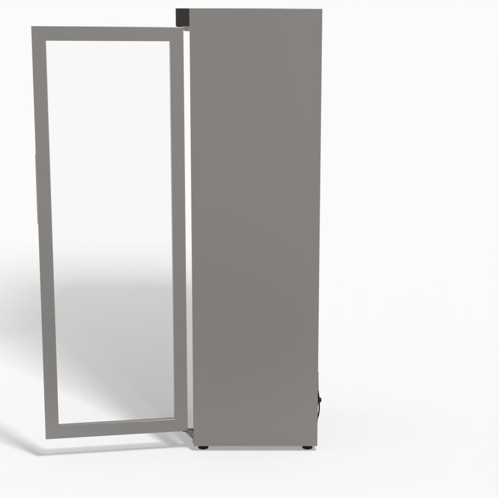 FED-X Thermaster Stainless Steel Upright Static Display Freezer XF400SG