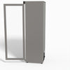 FED-X Thermaster Stainless Steel Upright Static Display Freezer XF400SG