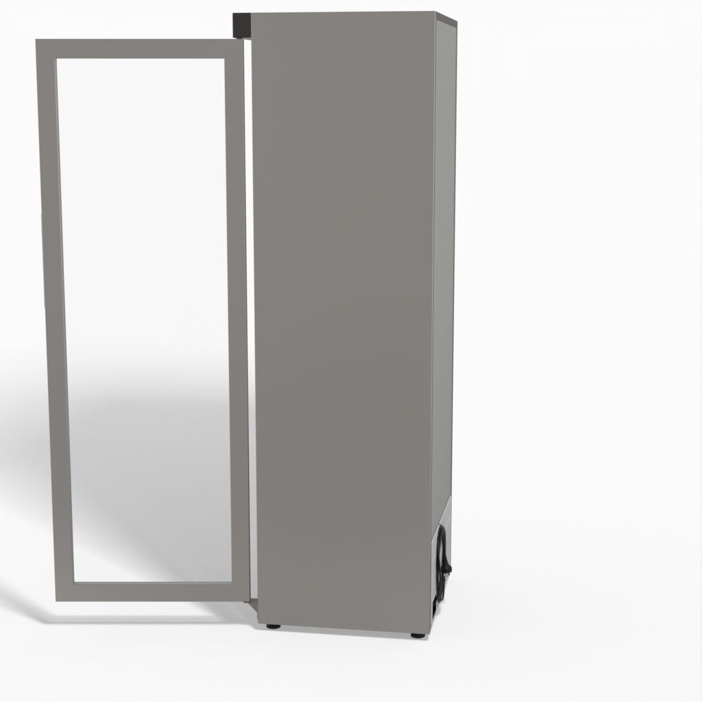FED-X Thermaster Stainless Steel Upright Static Display Freezer XF400SG