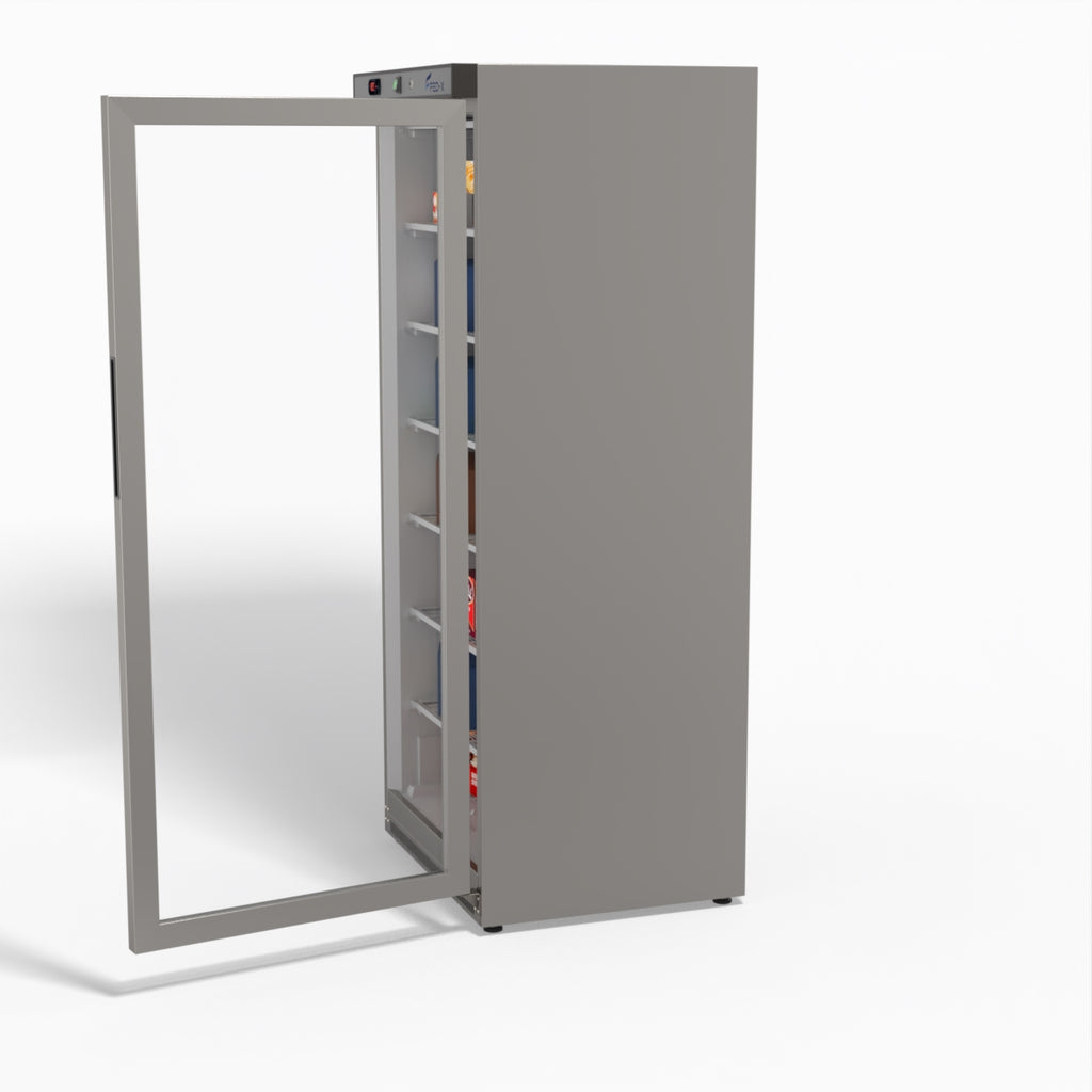 FED-X 555L Single Glass Door Freezer - XF600SG