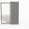 FED-X 555L Single Glass Door Freezer - XF600SG