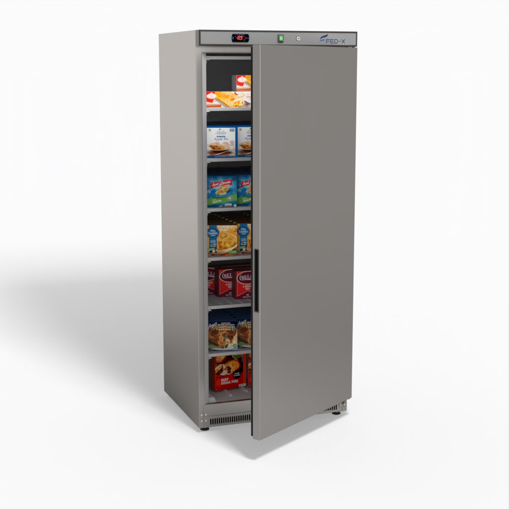FED-X Thermaster Stainless Steel Uprighht Static Freezer XF600SS