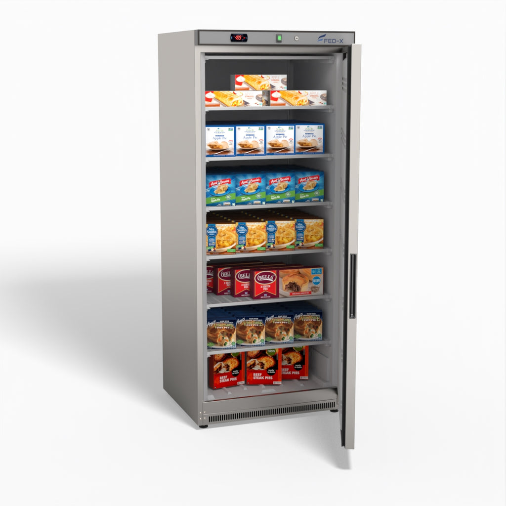 FED-X Thermaster Stainless Steel Uprighht Static Freezer XF600SS