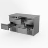 FED-X Six Drawer Compact Workbench Fridge XGNS1300-6D