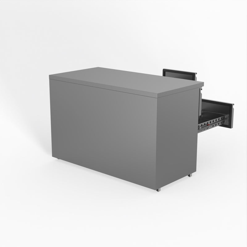 Six Drawer Compact Workbench Fridge - FED-X XGNS1300-6D