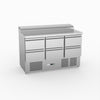 FED-X Six Drawer Salad Prep Fridge XGNS1300D-6D