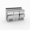 FED-X Six Drawer Salad Prep Fridge XGNS1300D-6D